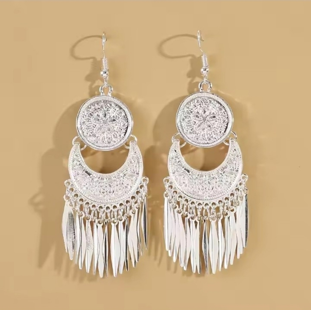 Vintage Earrings Ethnic‎ Tassel Women's Dangle Earrings f87